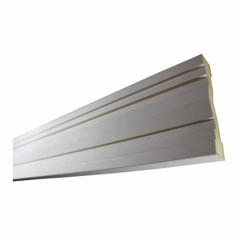 Primed White Urethane Crown Moulding 96" L