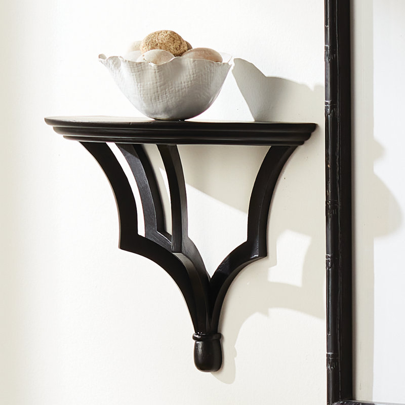 BENNETT WALL BRACKET SMALL, 10.75" H x 13.75" W x 7" D, Black