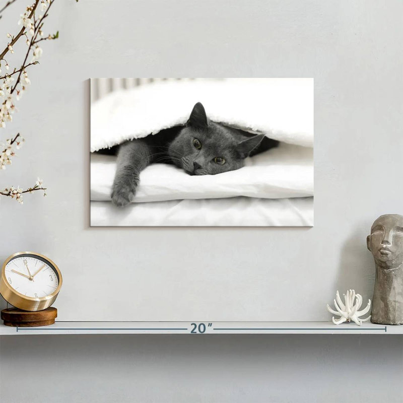 Brampt Lazy Cat, 8" H x 12" W