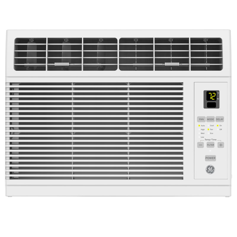 White 6000 BTU Electronic Window Air Conditioner with Remote