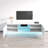 Orduna 70" Modern TV Stand with LED Lighting, High Gloss Finish, Media Storage-1780982163