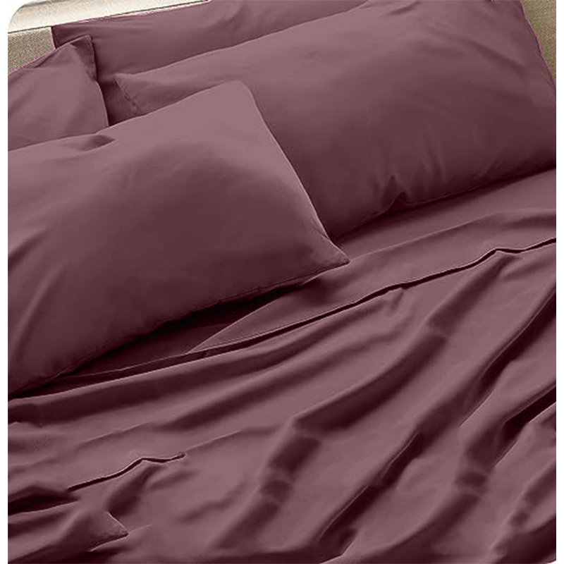 Ensemble de 6 valises pour chambre d'amis, Ensemble de draps pour taille de lit très grand a, Bourgogne