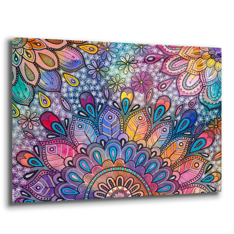 «Bohemian Blooms 3» par Hello Angel, H 24 po x l 36 po x P 0,2 po