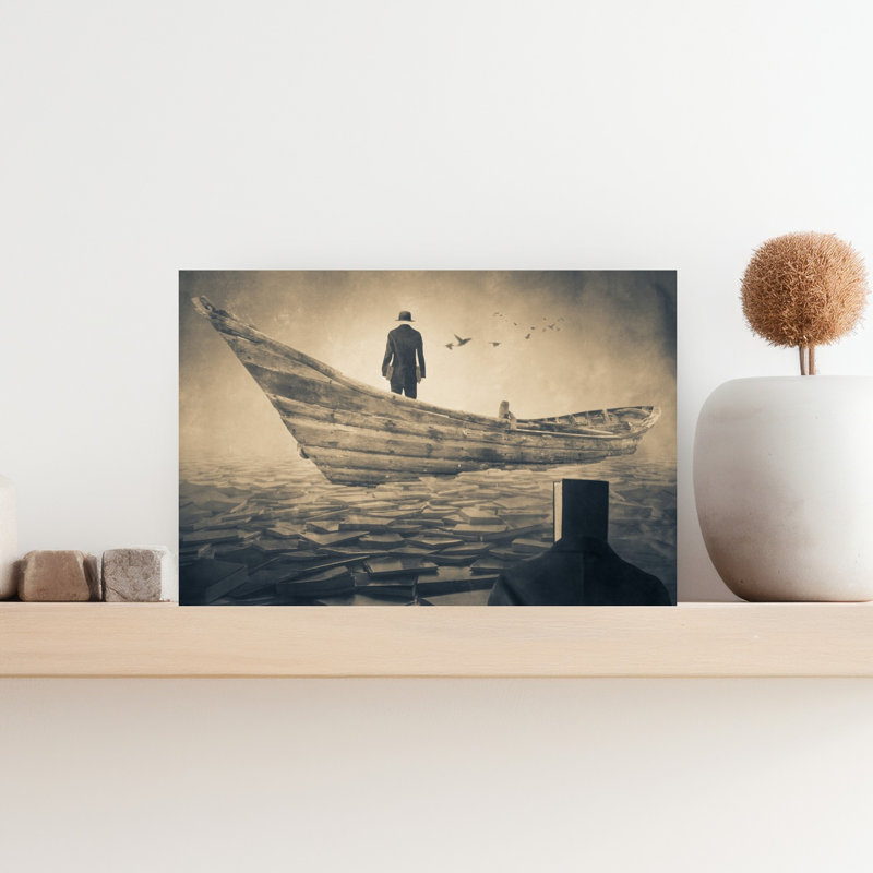 Reproduction d'art mural surréel surréel, 12" H x 18" W