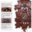 Jestude Solid Wood Wall Clock