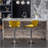 Masaccio Velvet Upholstered Adjustable Swivel Barstool, Set Of 2, Yellow-1356731587