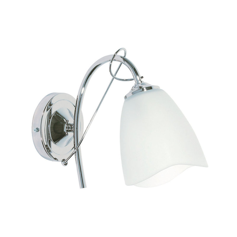 Alaina Armed Sconce, Chrome