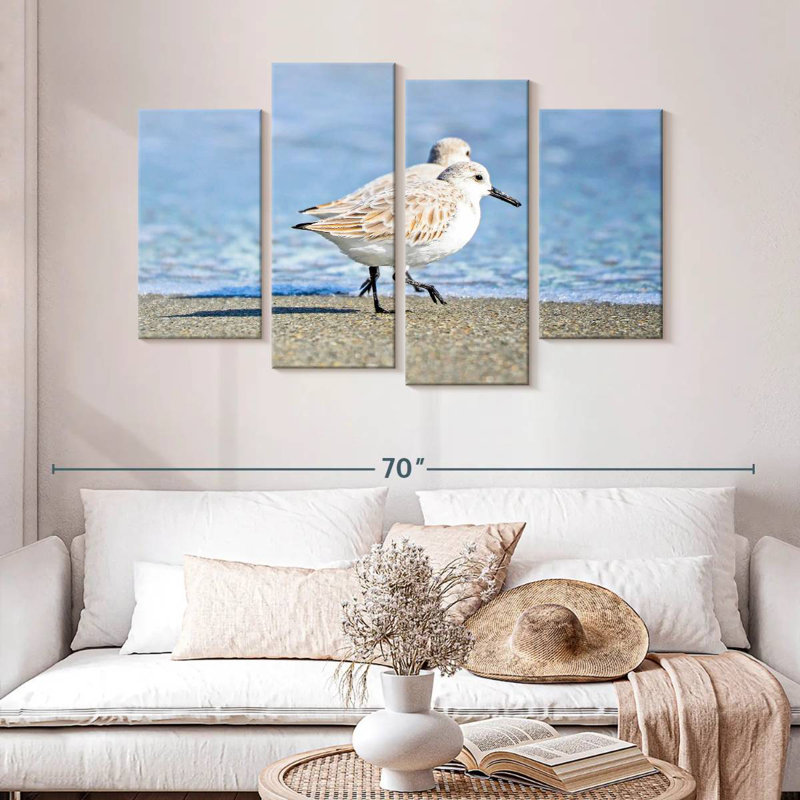 Brampt Walk Along The Coast, 32" H x 52" W