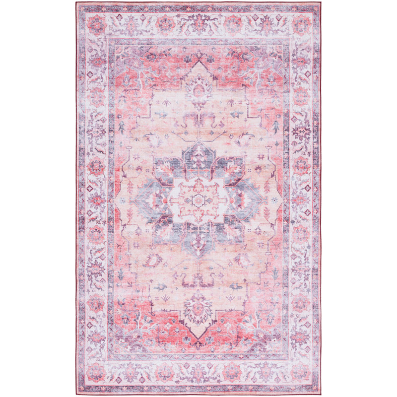 Tapis oriental rouille / beige, Rectangle 6 pi x 9 pi