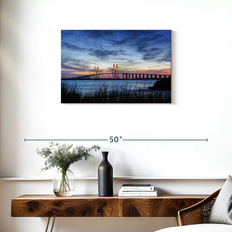 Lilie Fred Hartman Bridge, 20" H x 30" W