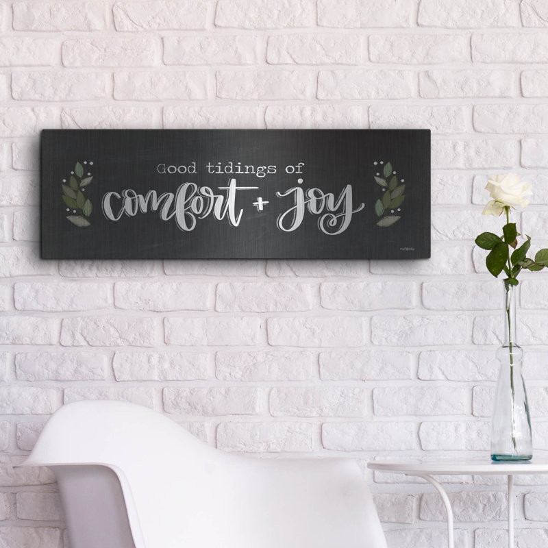 «Comfort Joy» par Imparfect Dust, H 12 po x l 36 po