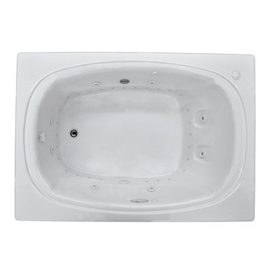 St. Lucia 71.5'' x 47.63'' Acrylic Bathtub