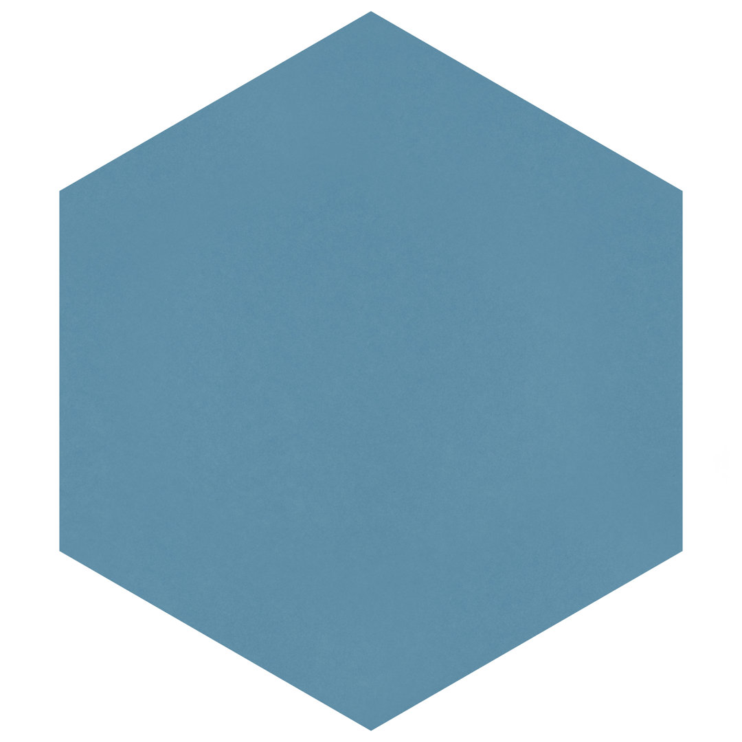 Textile Hex 9" x 10" Porcelain Wall & Floor Tile Merola Tile 