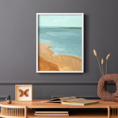 «Out on the Sandbar II», reproduction encadrée - bois massif
