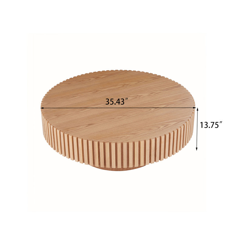 Table basse Modern Modern, Bois de frêne naturel