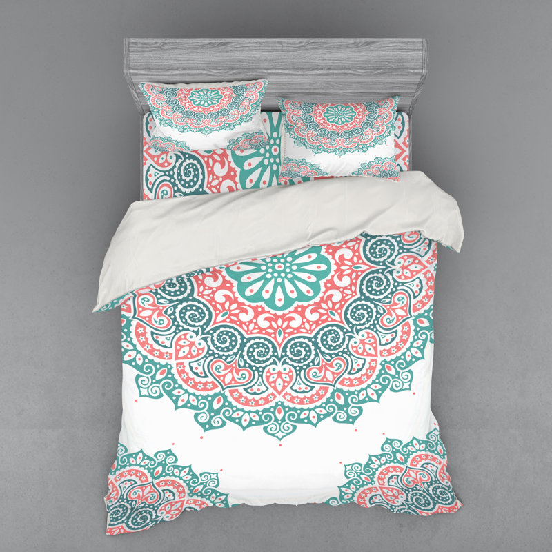 Eclectic Damask Duvet Cover, Queen Duvet Cover + 3 Additional Pieces