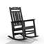 Chaise berçante en PEHD, adaptée à une utilisation intérieure et extérieure-1191895839
