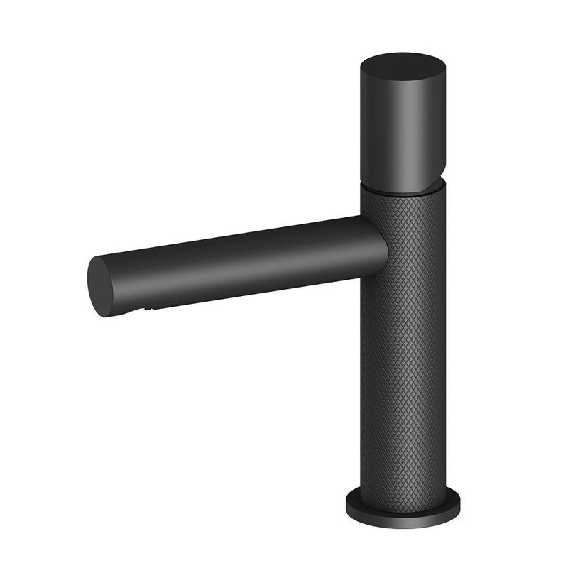 DAX Capri Single Handle Brass Bathroom Faucet, Black