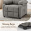 Fauteuil inclinable KORSER, fauteuil inclinable pour le salon, petit fauteuil inclinable pour les petits espaces, poches latérales-1784828805