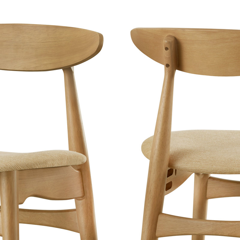 Gallman 18.5'' H Upholstered Side Chair, Natural