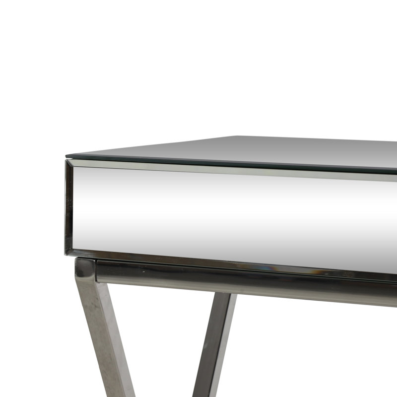 Console élégante avec tablettes de rangement, table d'entrée moderne pour le salon, le couloir ou le vestibule