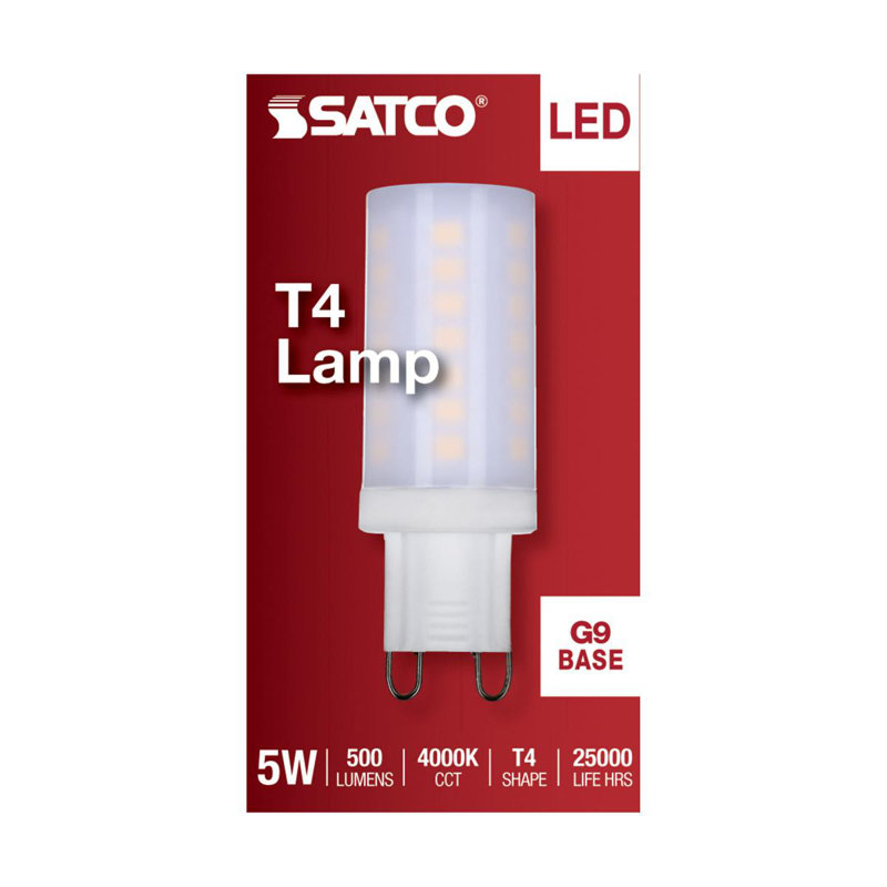 5 Watt White LED Bulb, 4000K