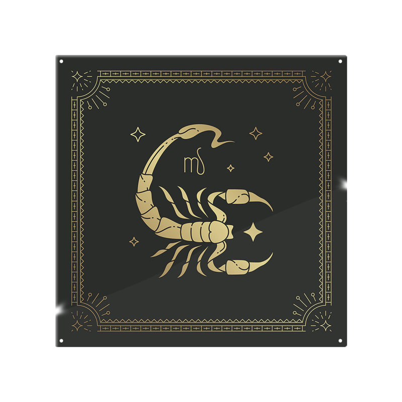 Zodiac Scorpio Horoscope Dining Splash Back, 70cm L x 50cm W