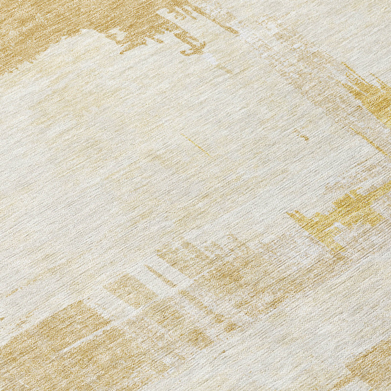Kaylani Washable Abstract Indoor / Outdoor Rug, Round 8'