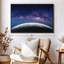 «Earth and the Milky Way», reproduction sur toile-1336005297