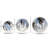 Wrought Studio™ Metal Swirl Abstract Orbs & Vase Filler With Brown And Cream Accents