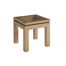 Newport Glass Top End Table