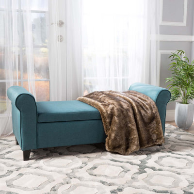 Banc de rangement rembourré Aisyah