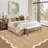 Machine Washable Rug Modern Scalloped Rug Non Slip, Neutral Indoor Carpet, Soft Non Shedding Floor Covering, Low Pile Thin Foldable Printed Mats for Living Room Bedroom Nursery-189338493
