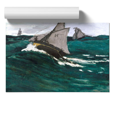 The Green Wave by Claude Monet - Frameless Print