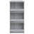 Bar Table Kitchen Pub Bistro Table with Storage Rack Engineered Wood-2136079404