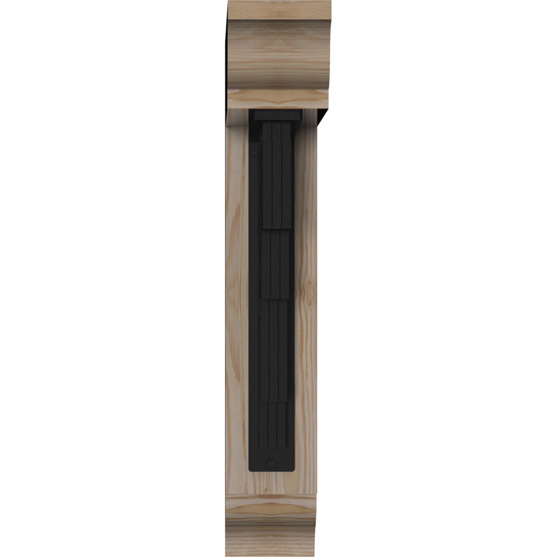 Support Eris H 12 po x l 4 po x P 12 po, 23"H x 20"D, Sapin Douglas (l 4 po x P 4 po)