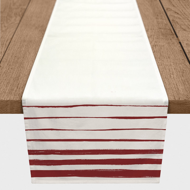 Chemin de table Dylon, Rouge, 90 po x 16 po