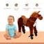 Faria Plush Plush Walking Horse Ride On Toy Rocking Horse for 2+ 50cm Tall-42421922