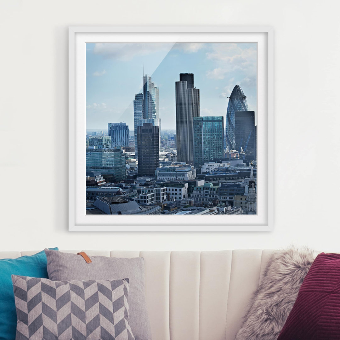 Gerahmter Fotodruck London Skyline