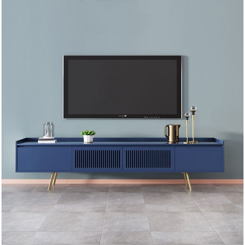 Meuble télé simple Creative Simple, Bleu