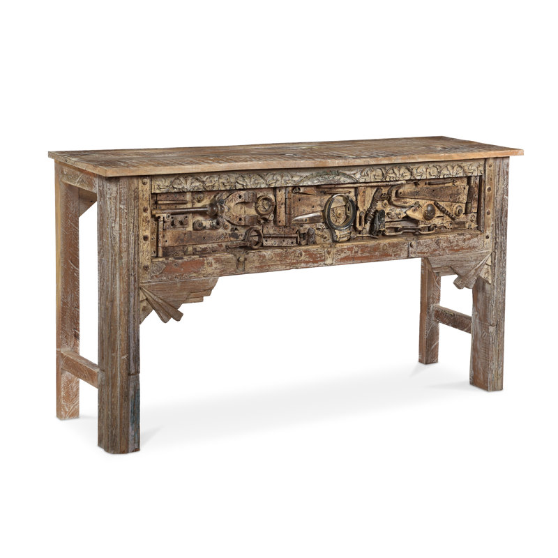 64'' Solid Wood Console Table