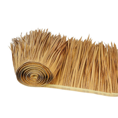 Rouleau de protection de 283,5 po de largeur par 16 po de hauteur brun palmier artificiel