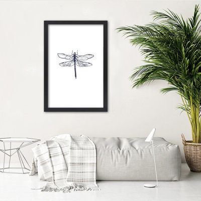 Dragonfly Insect Nature - Single Picture Frame Print