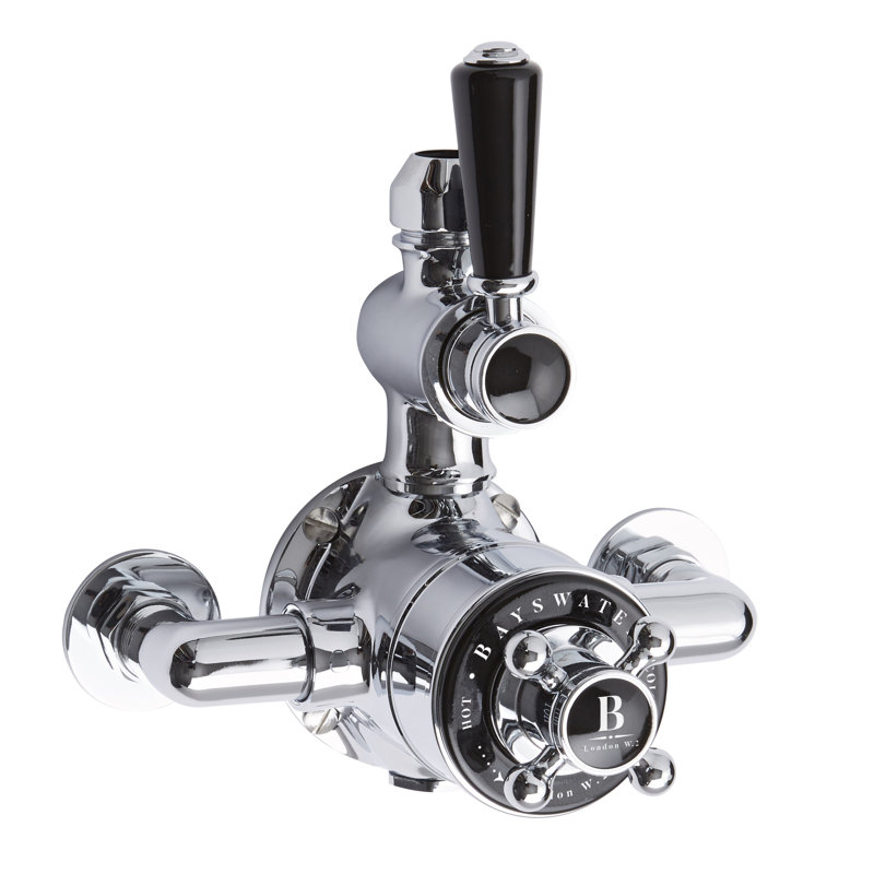 Double Exposed Thermostatic Shower Valve
