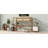 Ayce Twin High Loft Bed with Desk & Guardrail, Rubber Wood-115675305