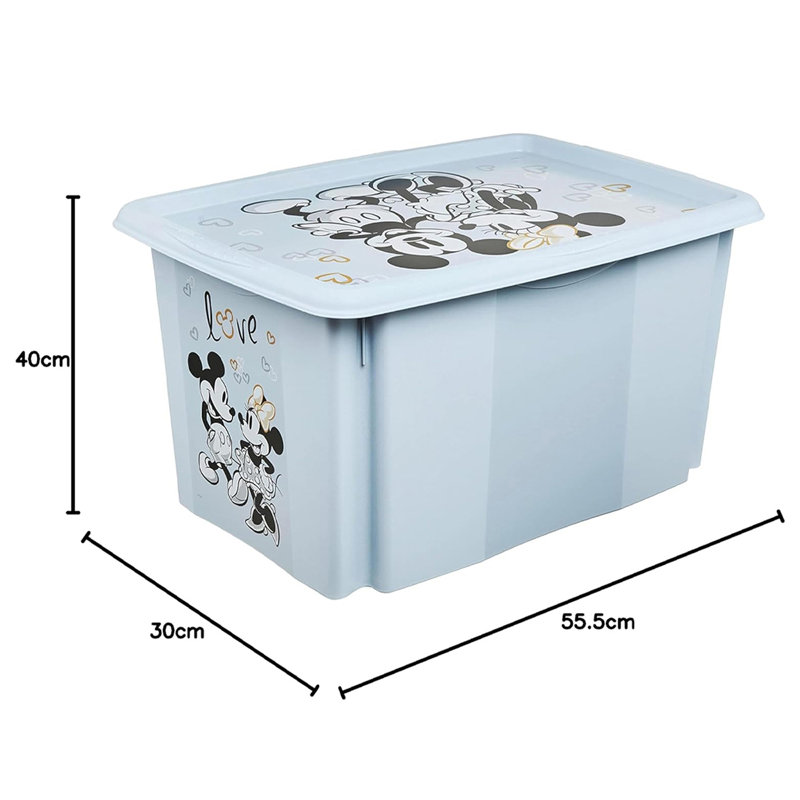 Keeeper Plastic Decorative Bin, Blue