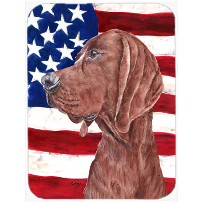 Planche à découper avec planche à découper en verre American Flag USA