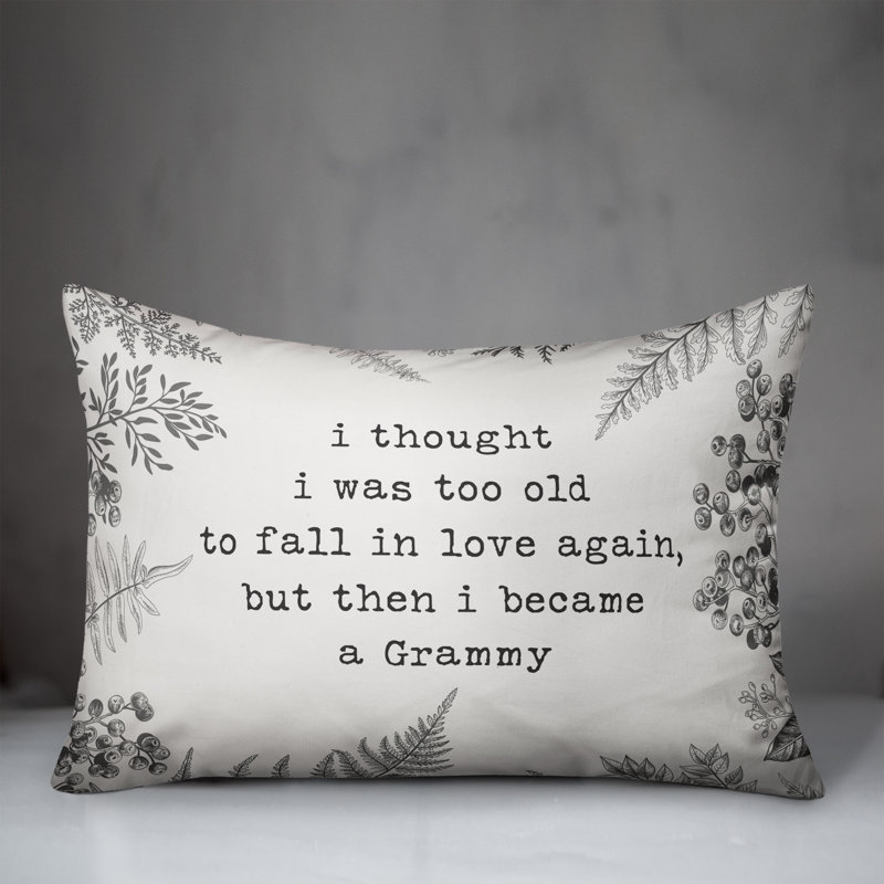  Coussin Too Old for Love Grammy, Pas de bourre