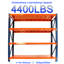 Étagère robuste pour garage - capacité de 4 400 lb, 4 niveaux, assemblage, atelier, unités de bureau, garage réglable, commercial, maison
