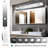 LED Vanity Light, Bubble Crystal Glass, Dimmable, Polished Chrome Modern-2129886598